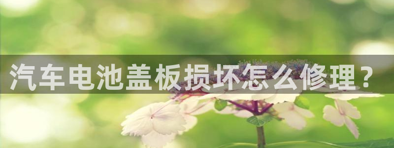 优发国际的官网是什么：汽车电池盖板损坏怎么修理？