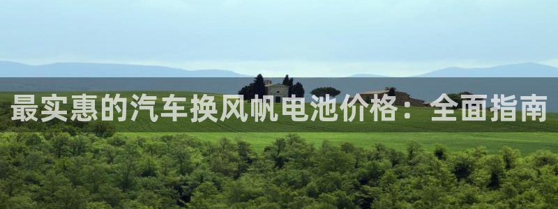 优发国际app官网下载安装苹果手机：最实惠的汽车换风帆电池价格：全面指南